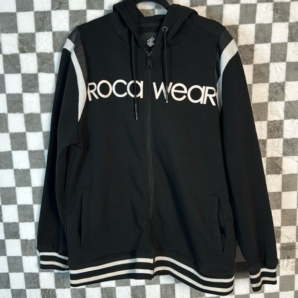 Rocawear Other - Rocawear hoodie jacket pro league zip black big L